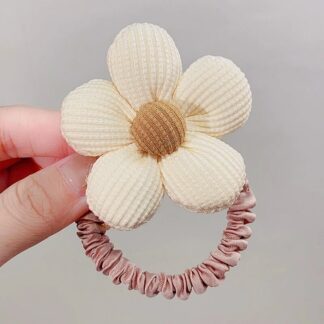 Korea Fashion Flower Scrunchie Women Girls ST1