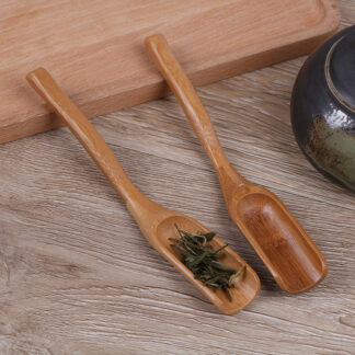 Natural Bamboo Tea Spoon For Honey Sauce