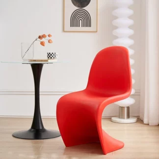 Nordic Household Simple Chair Net Red S Chair Red