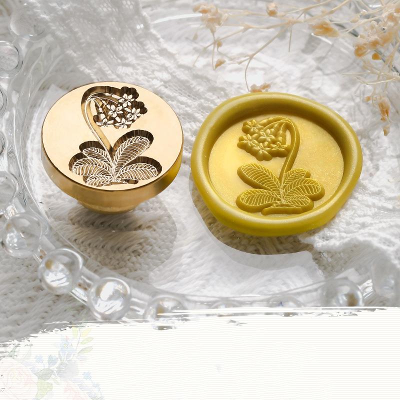 1 Pc Flower Design Stamp Seals Wax High Quality