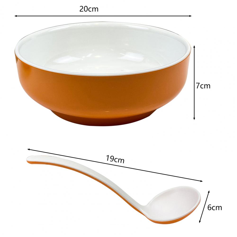 Japanese Ramen Salad Fruit Bowl with Spoon - Image 2