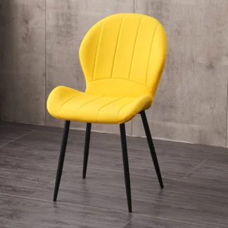 Nordic Accent Dining Chairs Luxury Chair Yellow
