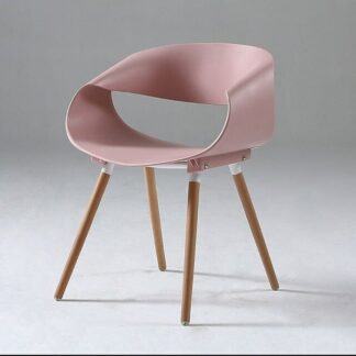 Nordic Armchair Creative Kitchen Dining Chairs Pink