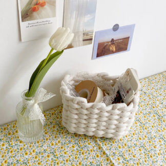 Nordic Cotton Rope Woven Small Storage Basket