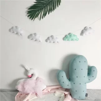 Nordic Felt Cloud Garlands String Wall Hanging Ornaments