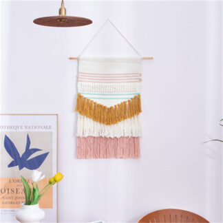 Nordic Handmade Boho Tapestry Geometric Macrame