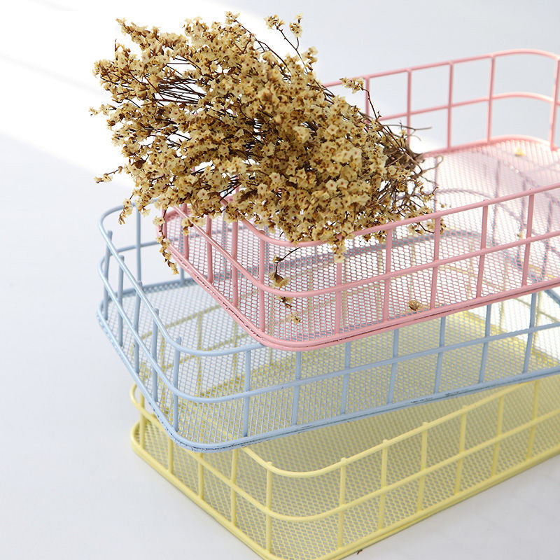 Nordic Rectangle Bathroom Storage Basket - Image 4