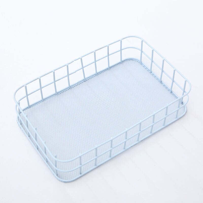 Nordic Rectangle Bathroom Storage Basket - Image 6