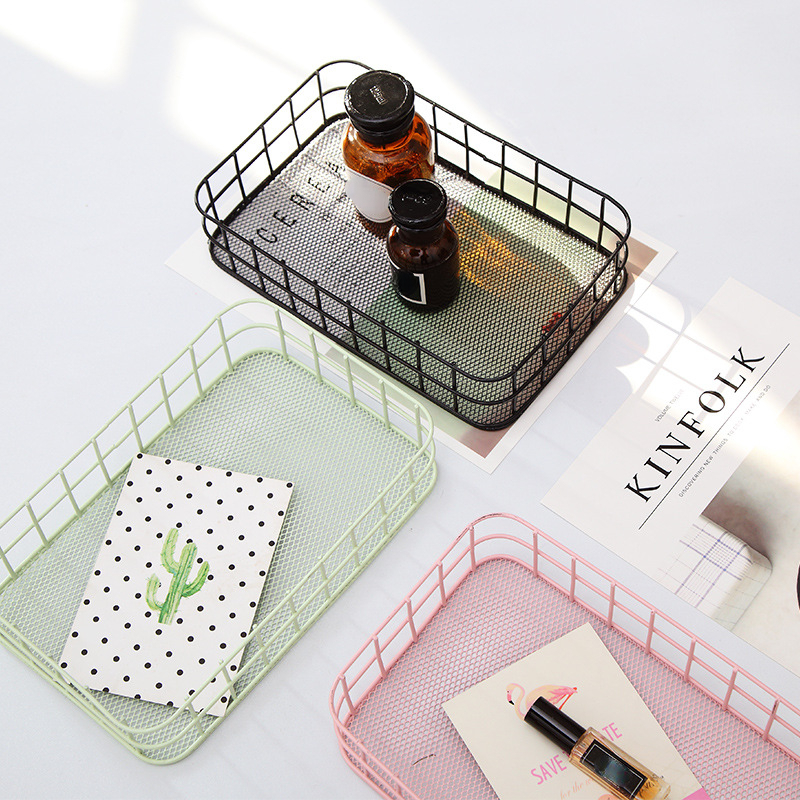 Nordic Rectangle Bathroom Storage Basket