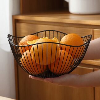 Nordic Style Iron Fruit Basket Bowl