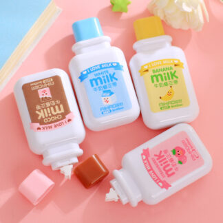 Novelty Milk Bottle Kawaii White Out Correction Tape