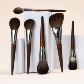 Set of 6 Tapered Highlighter Makeup Brushes