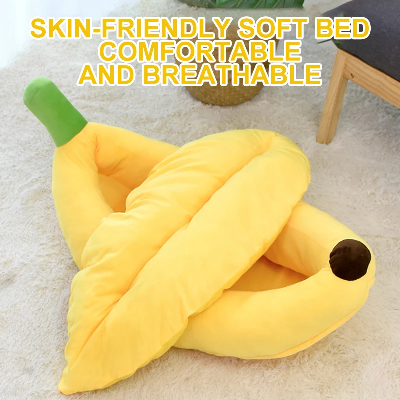 Pet Blanket Bed Mat Flannel Banana - Image 2