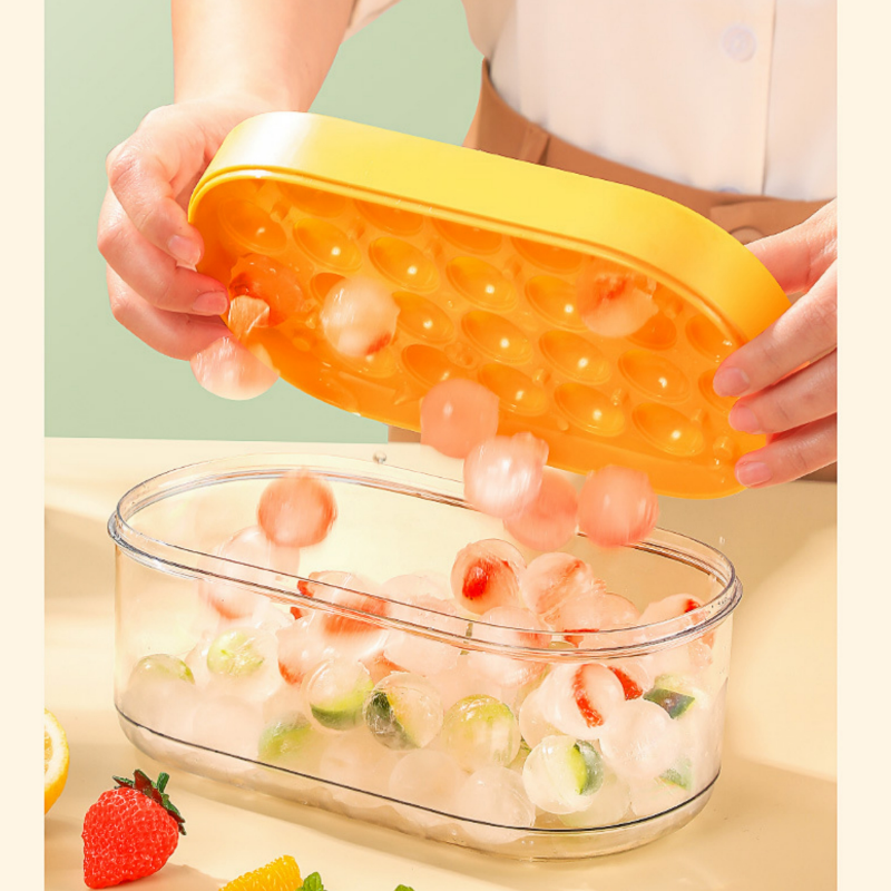 Press Type Ice Cube Round Makers Ice Hockey Mold