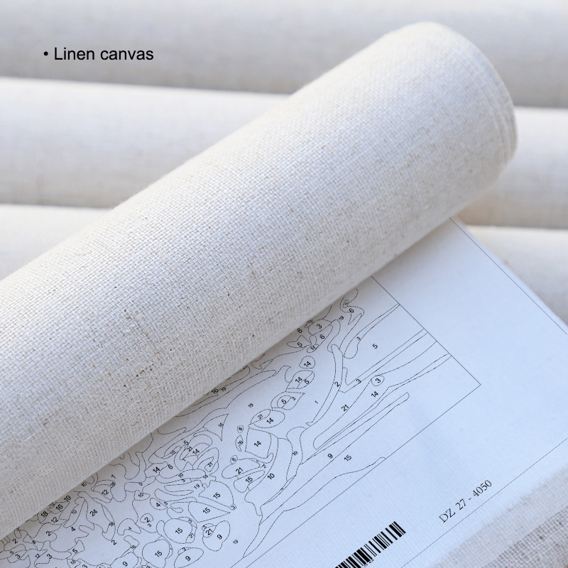 Flowers Nordic Style Paint By Numbers For Home Wall Art, Set Of 3 - Image 2