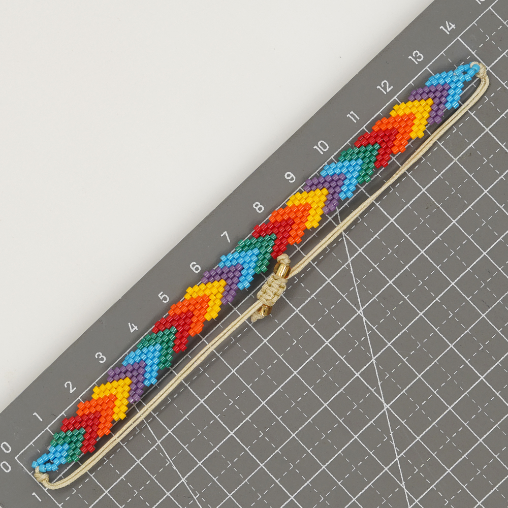 Rainbow Heart Bracelet For Women - Image 2