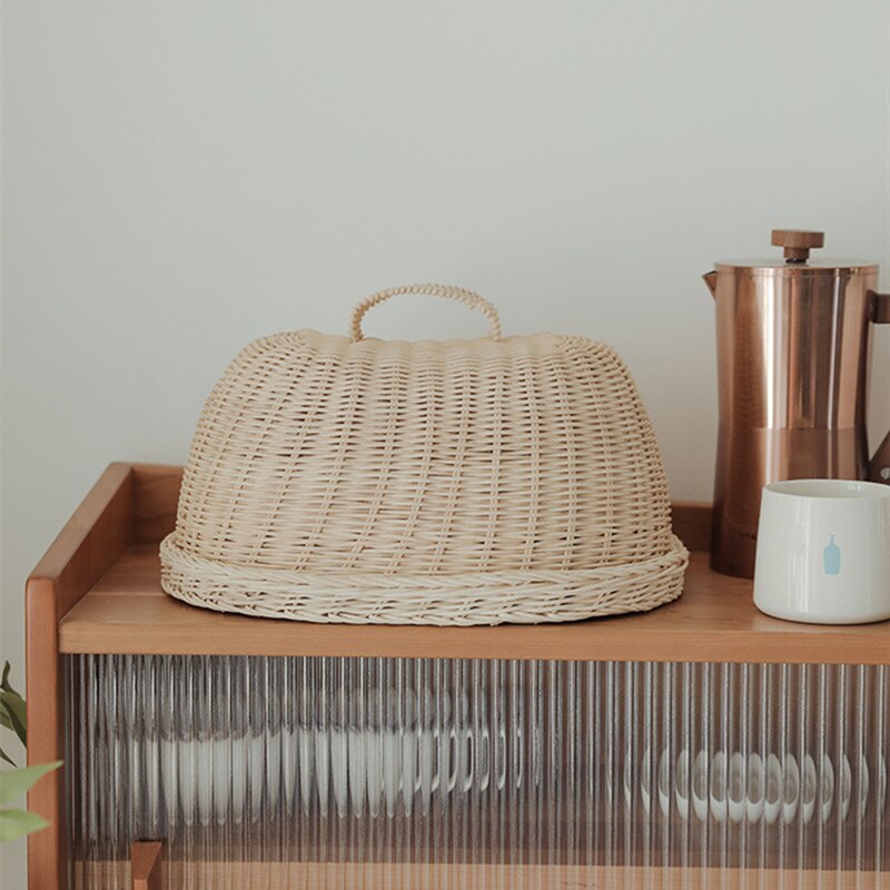 Bread Basket White Rattan Storage Baskets - Image 5