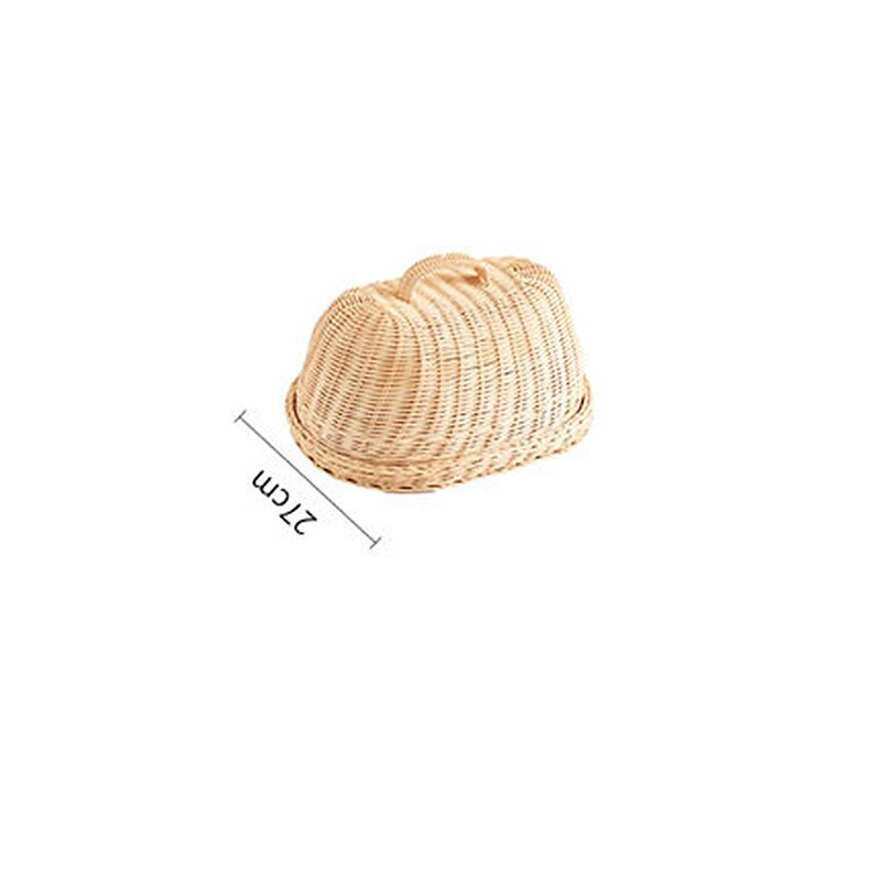 Bread Basket White Rattan Storage Baskets - Image 6