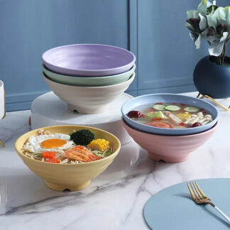 Simple Large Soup Bowl, Set of 6