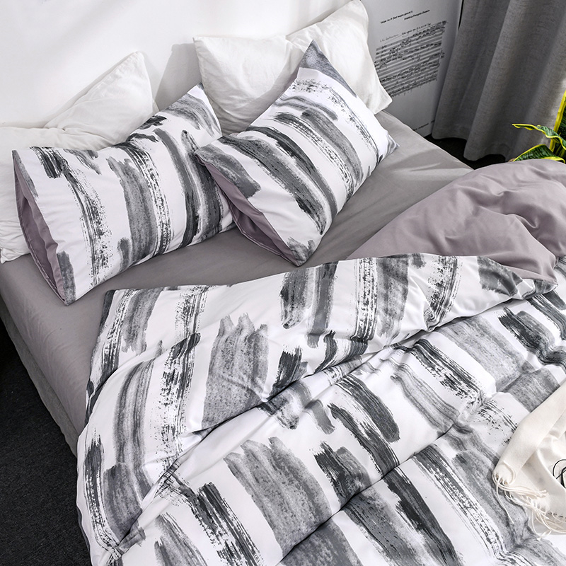 Print Soft Comfortable Duvet Cover Set, Double Size - Image 3
