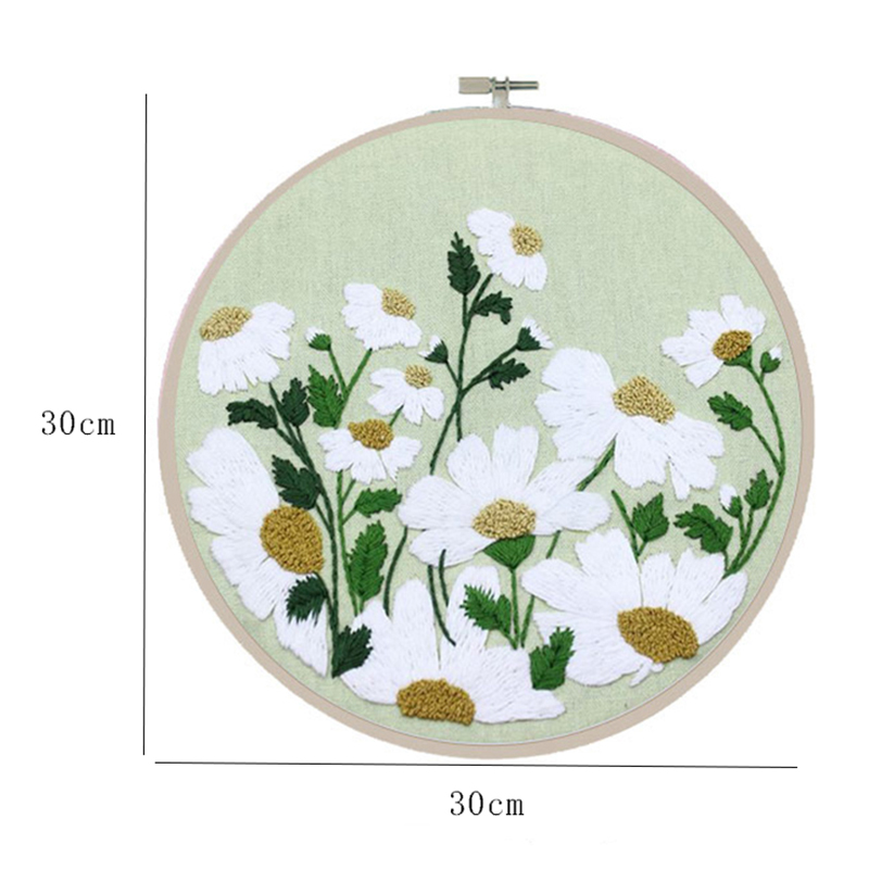 Flowers Plants Pattern Embroidery Flower Pack Kit - Image 4