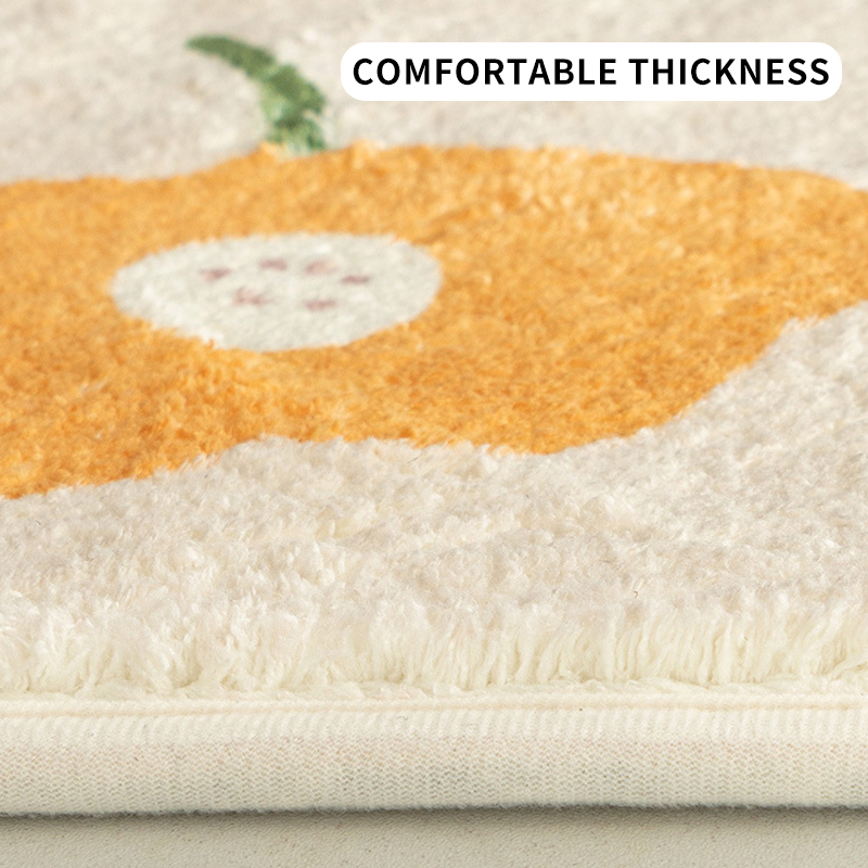 Cute Floral Fluffy Soft Bedroom Rugs - Image 6