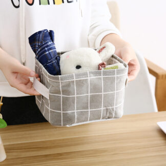 Desktop Foldable Dormitory Storage Basket