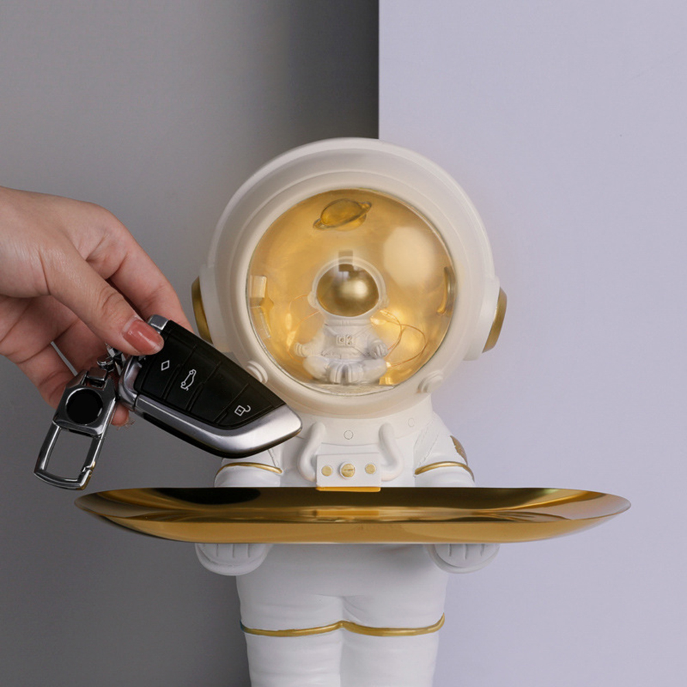 Creative Astronaut Statue Storage Tray Home Decoration - Image 5