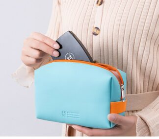 Women PU Cosmetic Bag Portable Waterproof Storage Bag