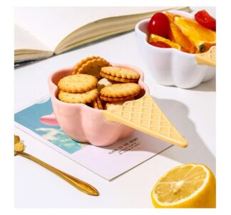 Ramen Bowl Totoro Solid Porcelain Enameled