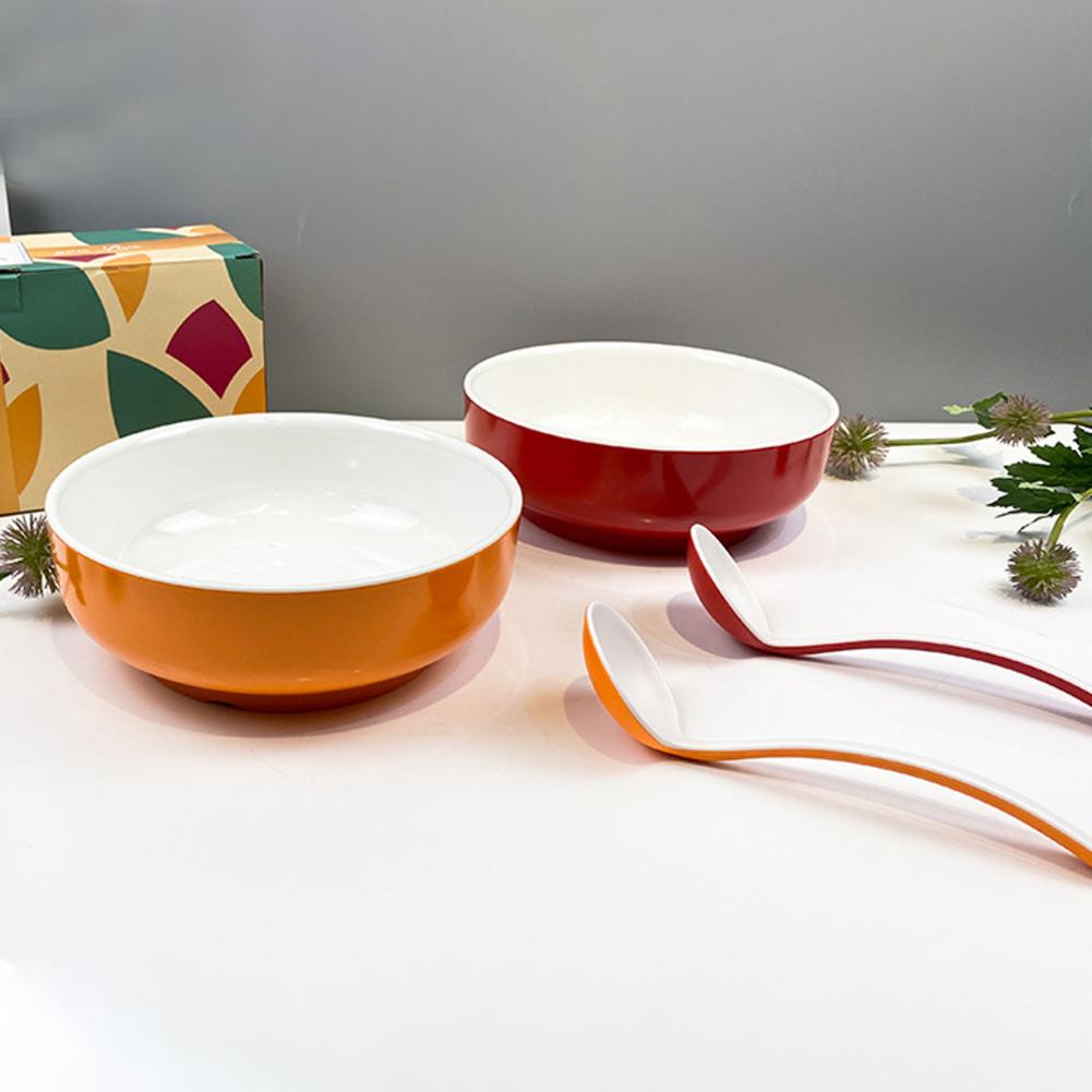 Japanese Ramen Salad Fruit Bowl with Spoon