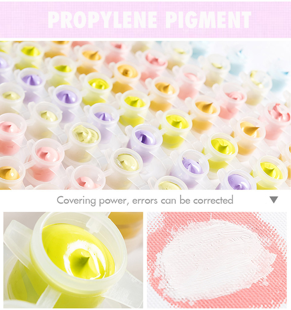 Ship Landscape Coloring By Numbers Hand Painted Drawing - Image 4