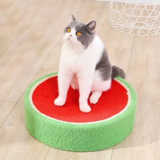 Cats Scratcher Bed Watermelon Sisal Scratch Board