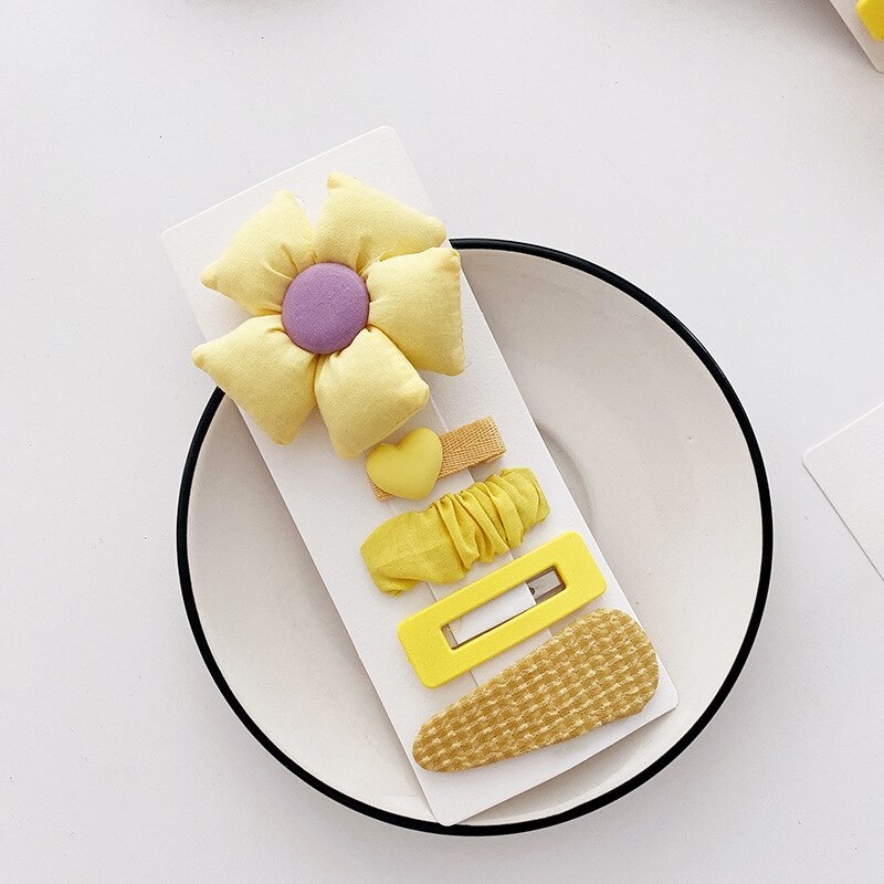 Yellow Series Cute Bowknot Princess Hairpins ST2 - Image 2