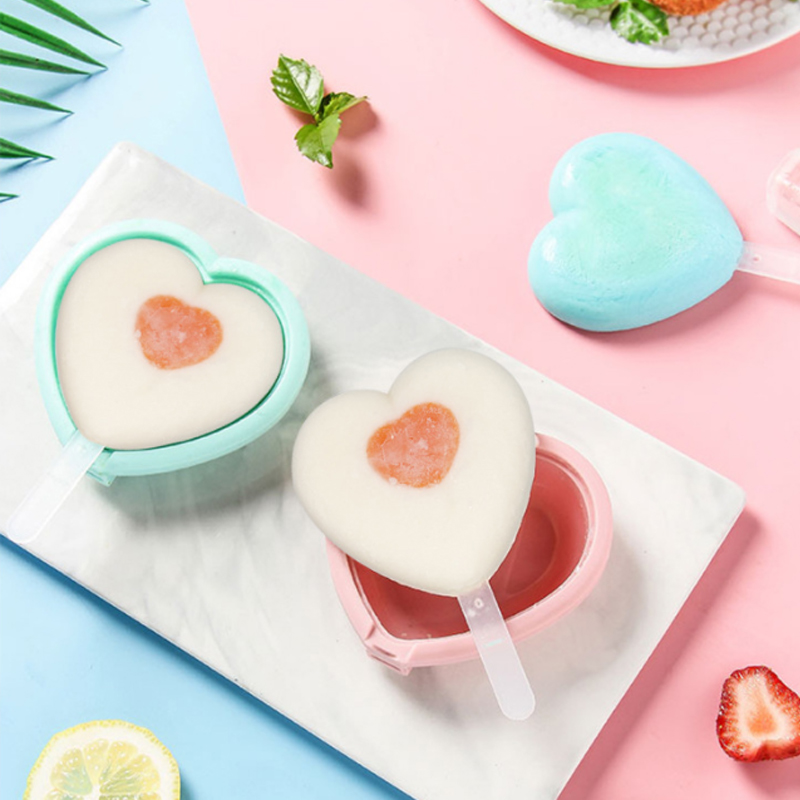 5 PCS Mini Love Heart-shaped Silicone Mold With Lid - Image 3