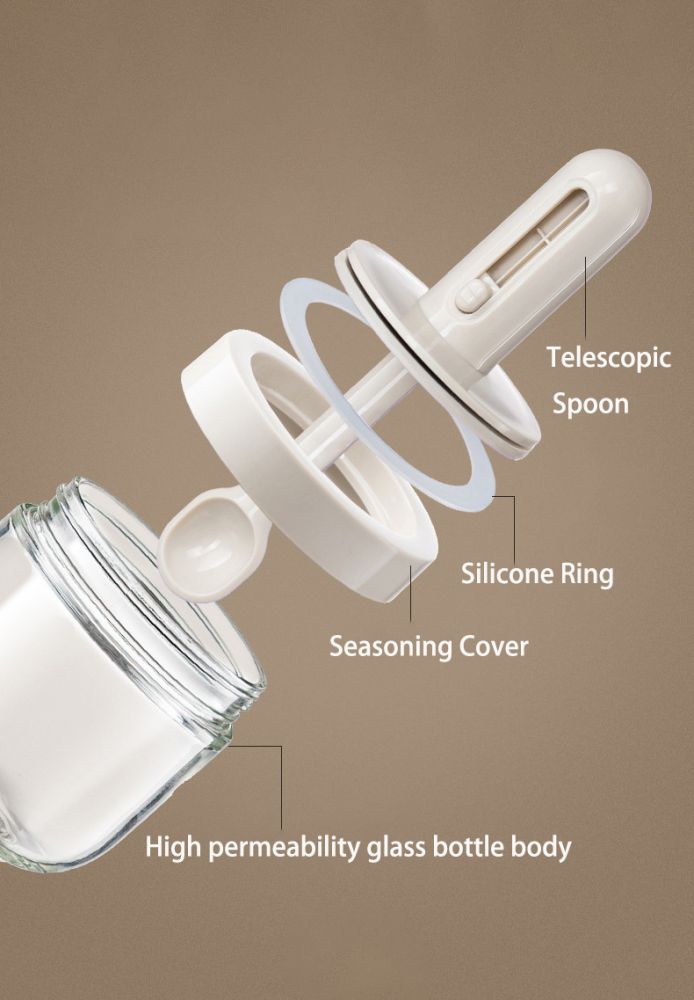 2PCS Seasoning Condiments Holder Spice Storage Bottle - Image 6