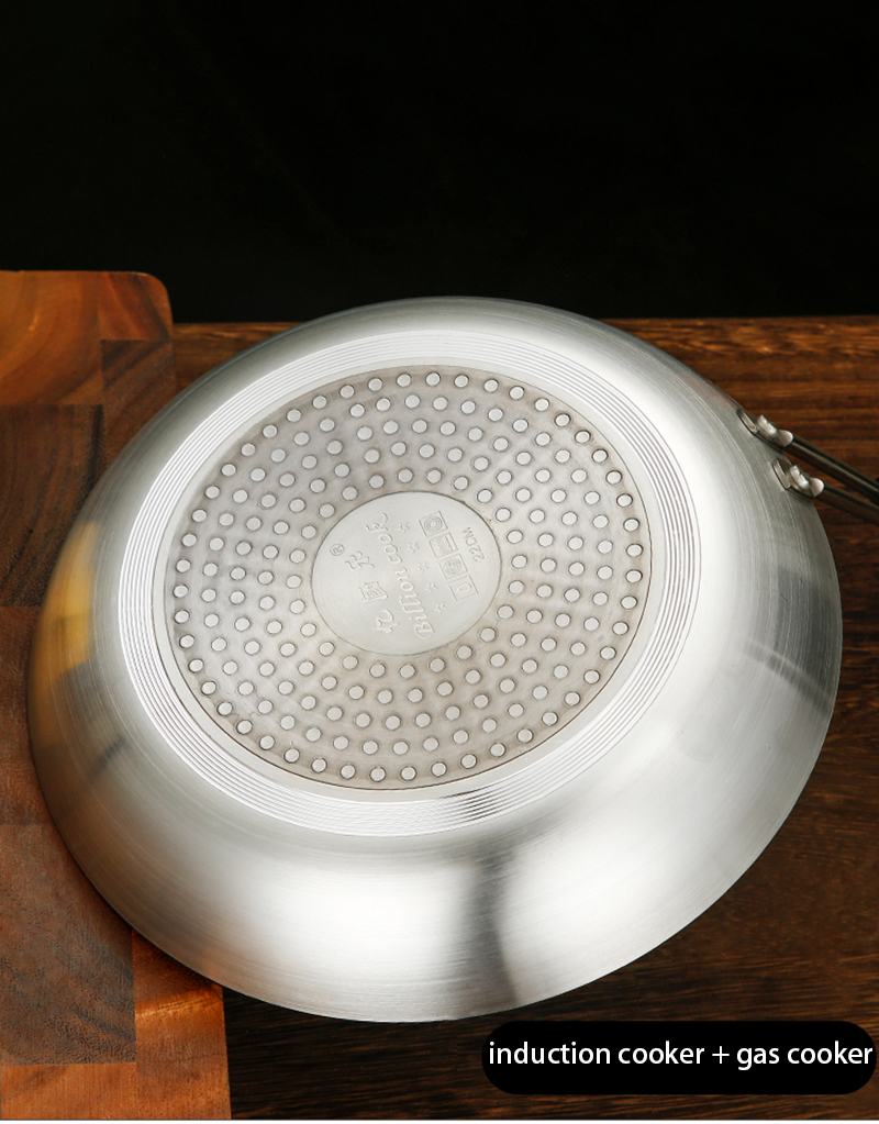 Japanese Style Standing Wooden Handle Frying Pan Breakfast Maker Cookware - Image 5