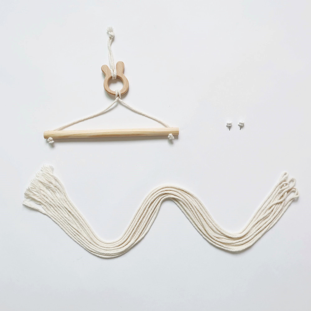 Wooden Cartoon Baby Hair Clips Organizer Wall-mountedStorage Rack for Room Decor - Image 3