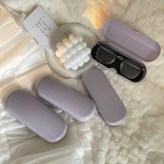 Purple Colored Glasses Portable Case