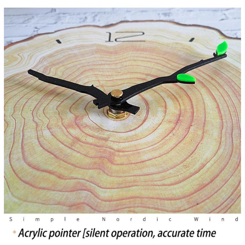 Horloge Murale 12 inch Wooden Vintage Wall Clock - Image 2