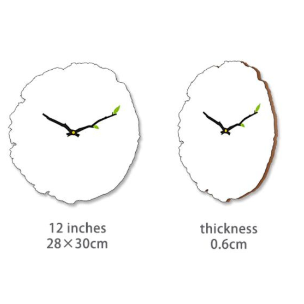 Horloge Murale 12 inch Wooden Vintage Wall Clock - Image 3
