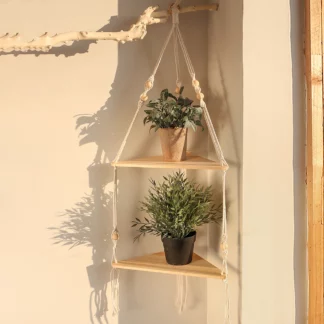 Floating Shelves Wood Stand Boho Home Decor