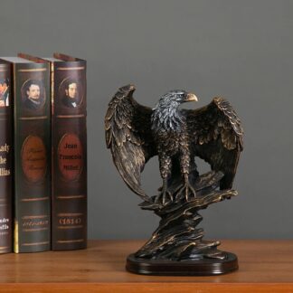 Retro Resin Eagle Statue Art Figurines
