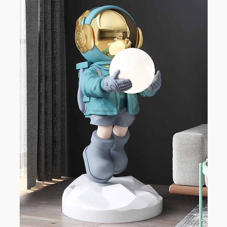 Creative Figurines Astronaut Galactic Light Large Floor Decoration