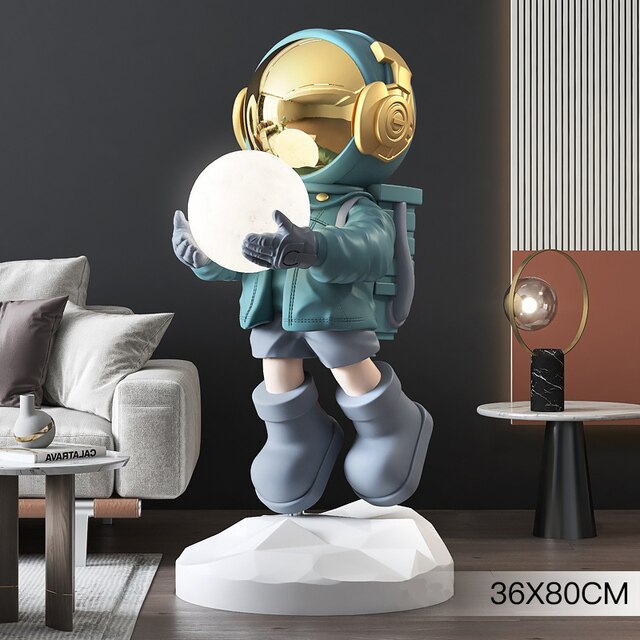 Creative Figurines Astronaut Galactic Light Large Floor Decoration - Image 2