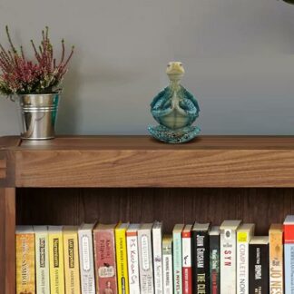 Yoga Statue Peacefulness Meditating Sea Turtle Miniatures Figurine