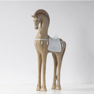 Nordic Ancient Horse Statue Resin Sculpture Figurine