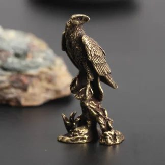 Copper Eagle Statue Miniature Sculpture