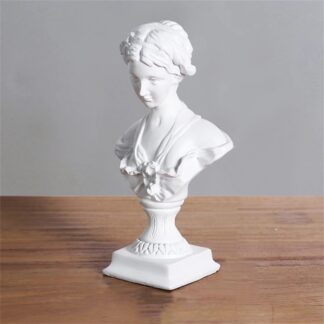 Nordic Girl Woman Statue Resin Sculpture Figurine