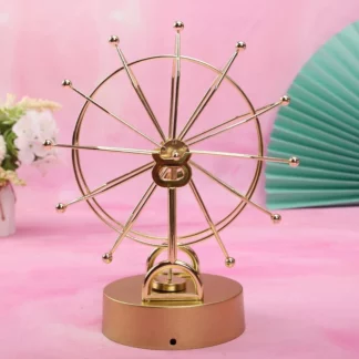 Newton Pendulum Ball Nordic Ferris Wheel Balance Ball Golden Perpetual Motion Physics Science Toy